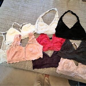 Lot of Aerie Lace Bralettes XL